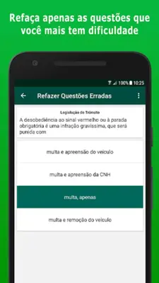 Simulado 1ª Habilitação - CE android App screenshot 0