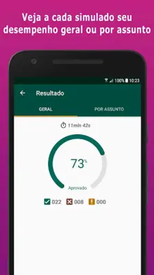 Simulado 1ª Habilitação - CE android App screenshot 2