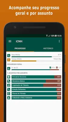 Simulado 1ª Habilitação - CE android App screenshot 7